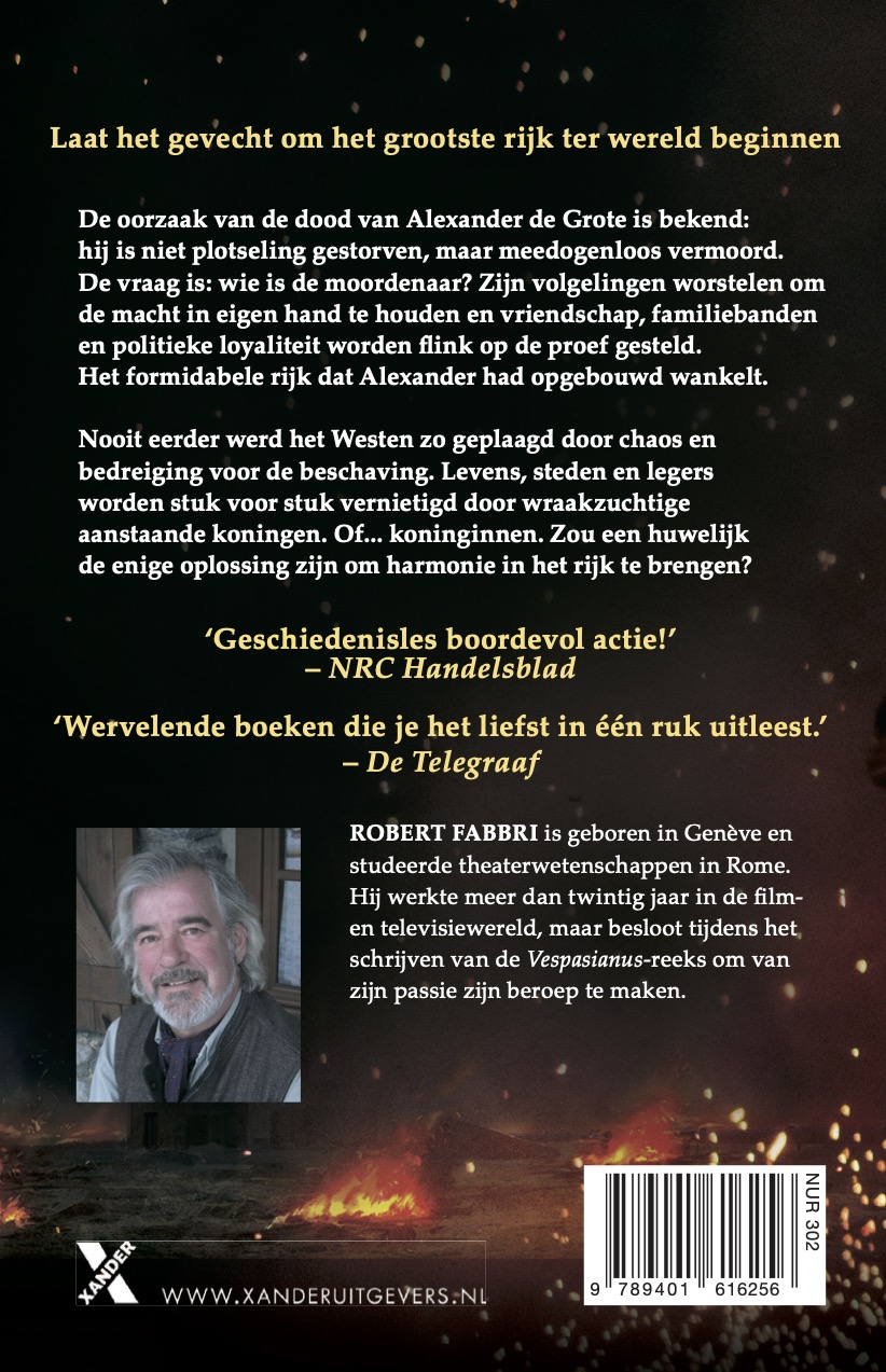 Achterkant van De verlaten troon