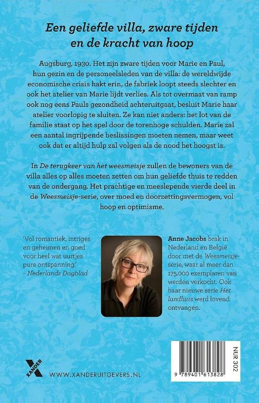 Achterkant van De terugkeer van het weesmeisje