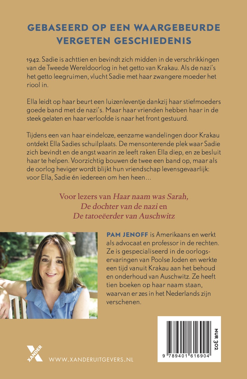 Achterkant van Het meisje met de blauwe ster