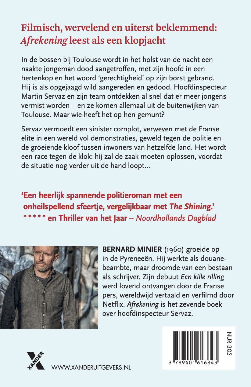 Achterkant van Afrekening