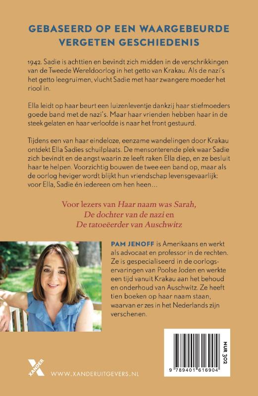 Achterkant van Het meisje met de blauwe ster