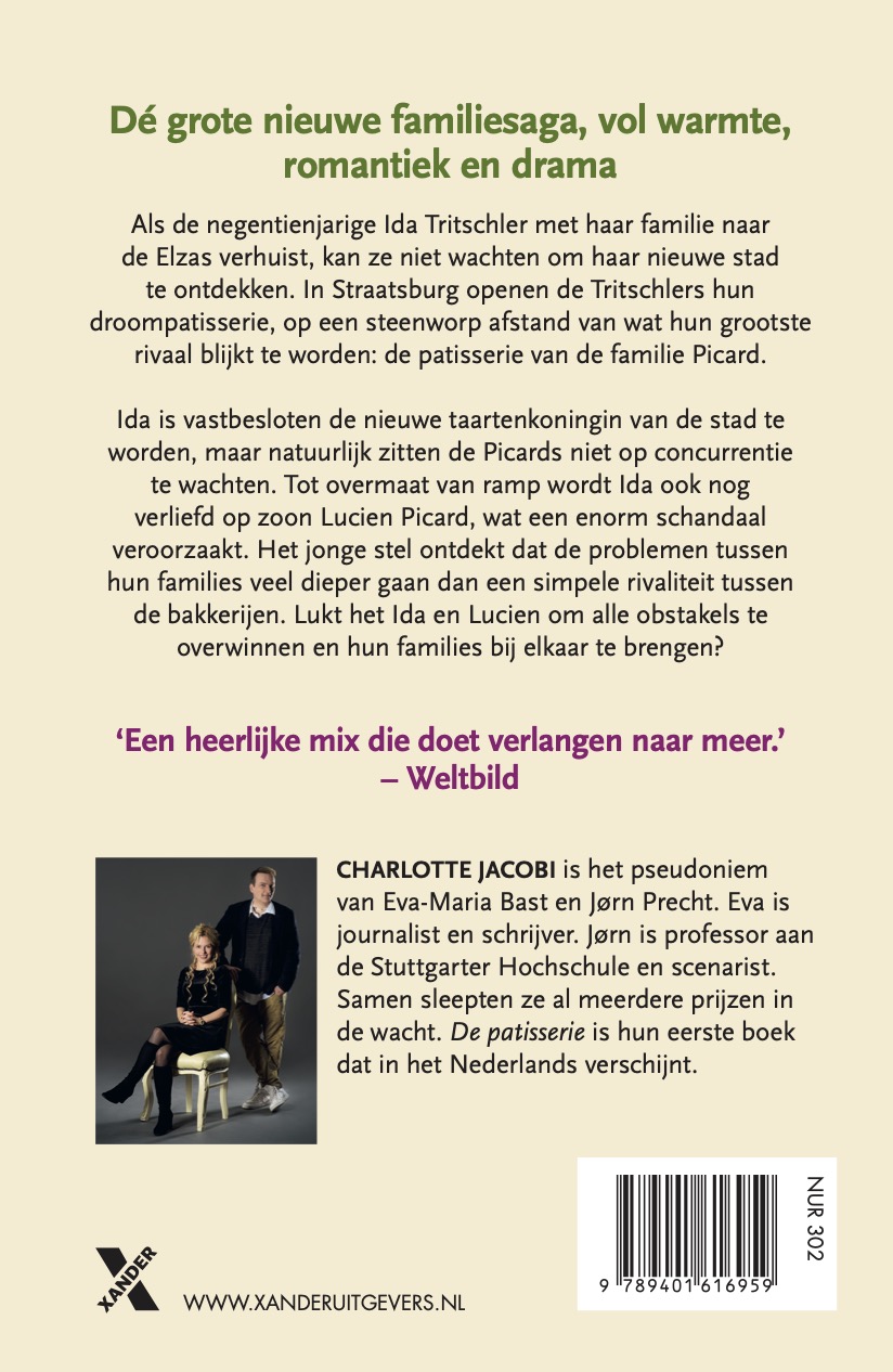 Achterkant van De patisserie