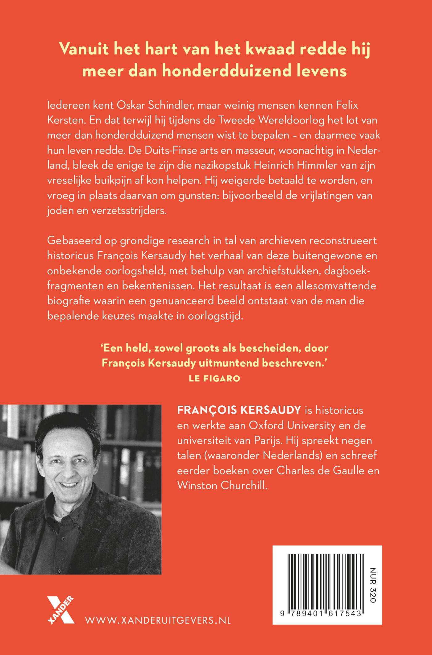 Achterkant van Kerstens lijst