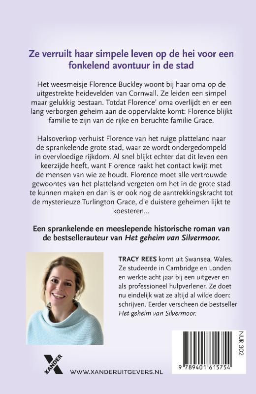 Achterkant van Het familiegeheim van Florence Grace