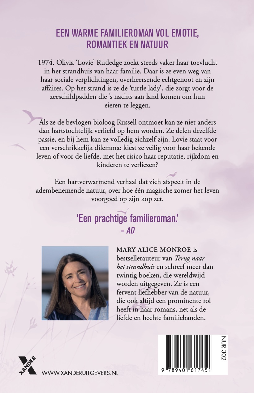 Achterkant van Herinneringen aan het strandhuis