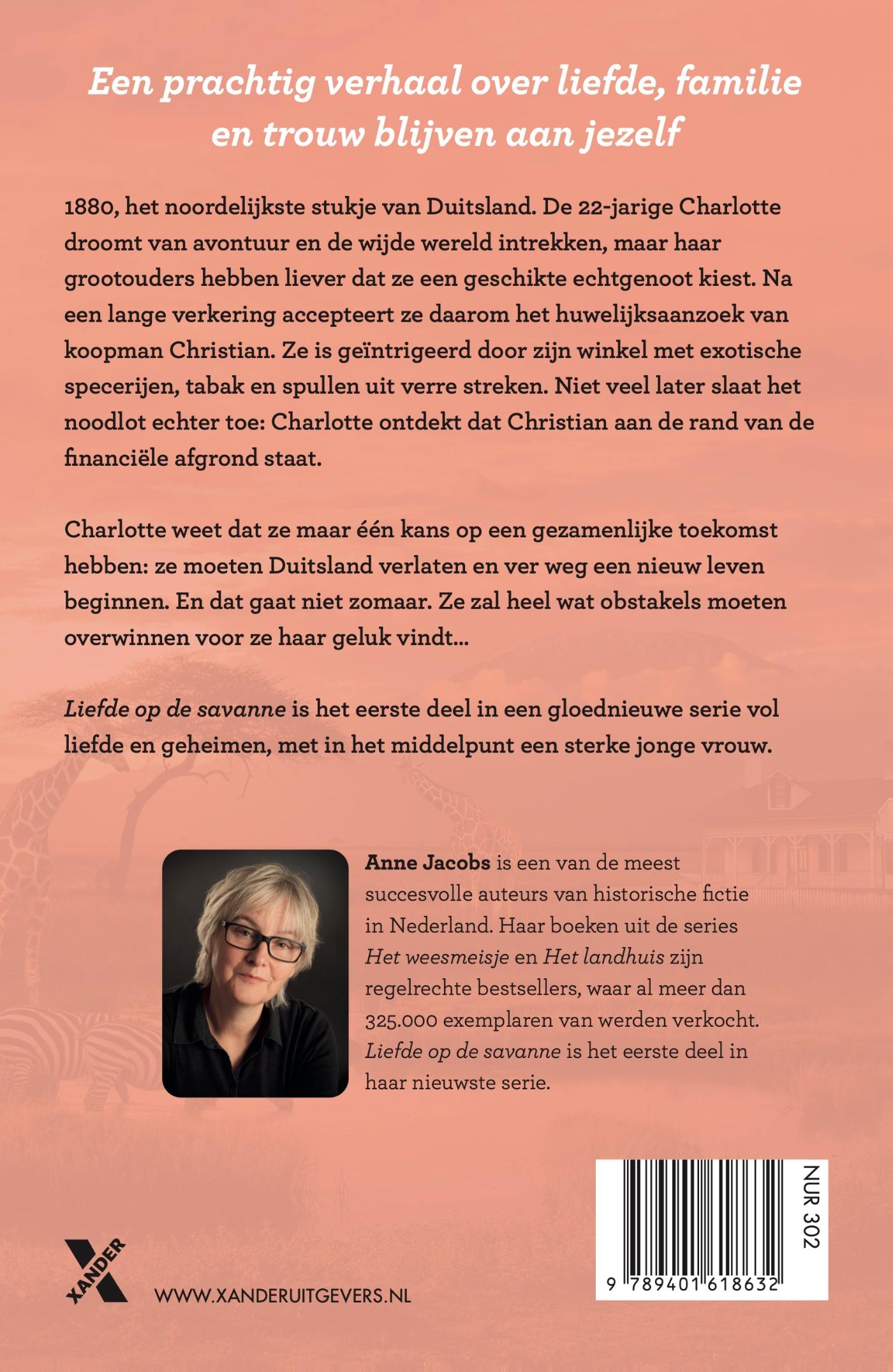 Achterkant van Liefde op de savanne