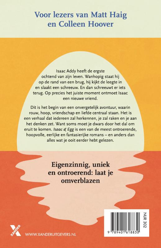 Achterkant van Isaac & Egg