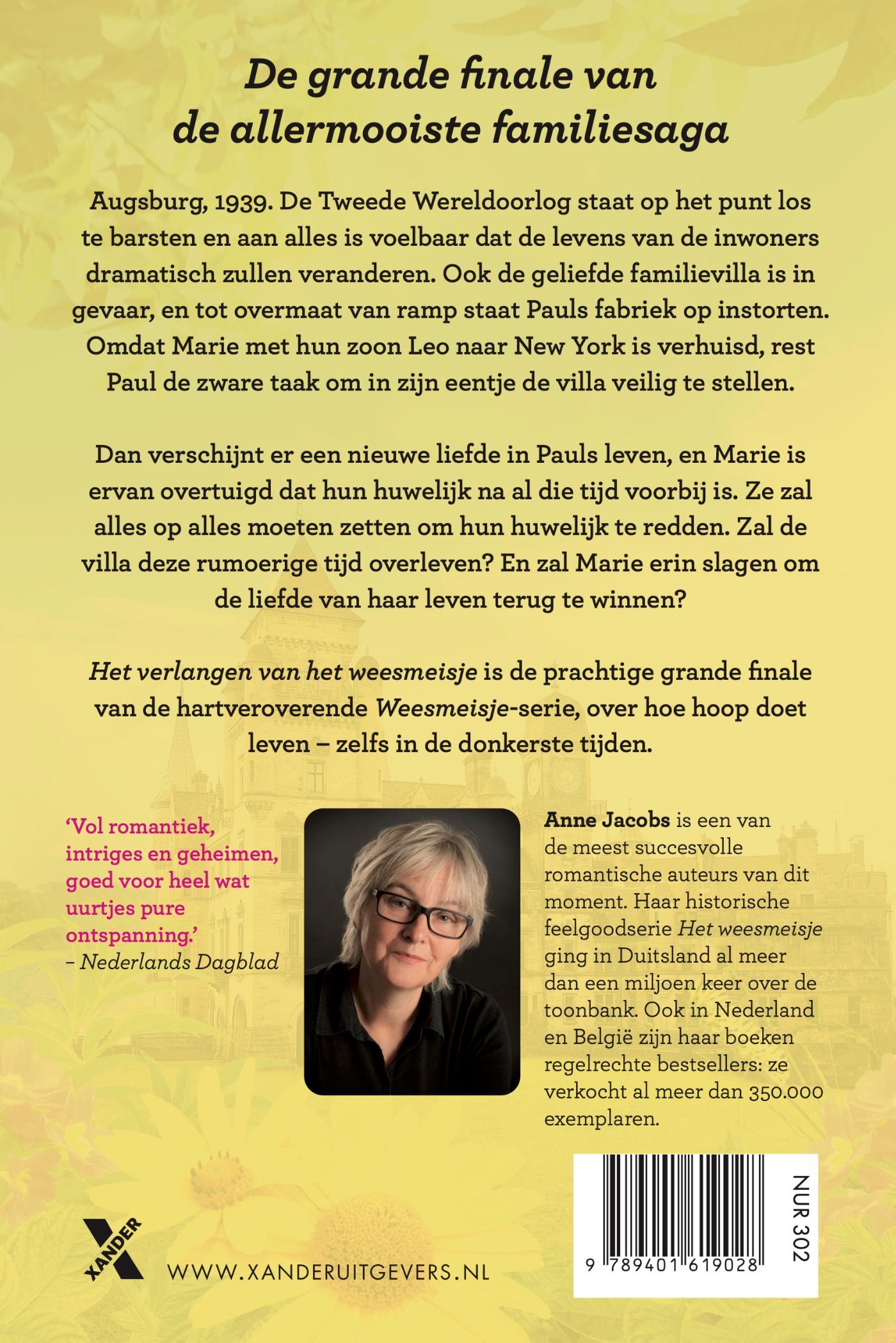 Achterkant van Het verlangen van het weesmeisje