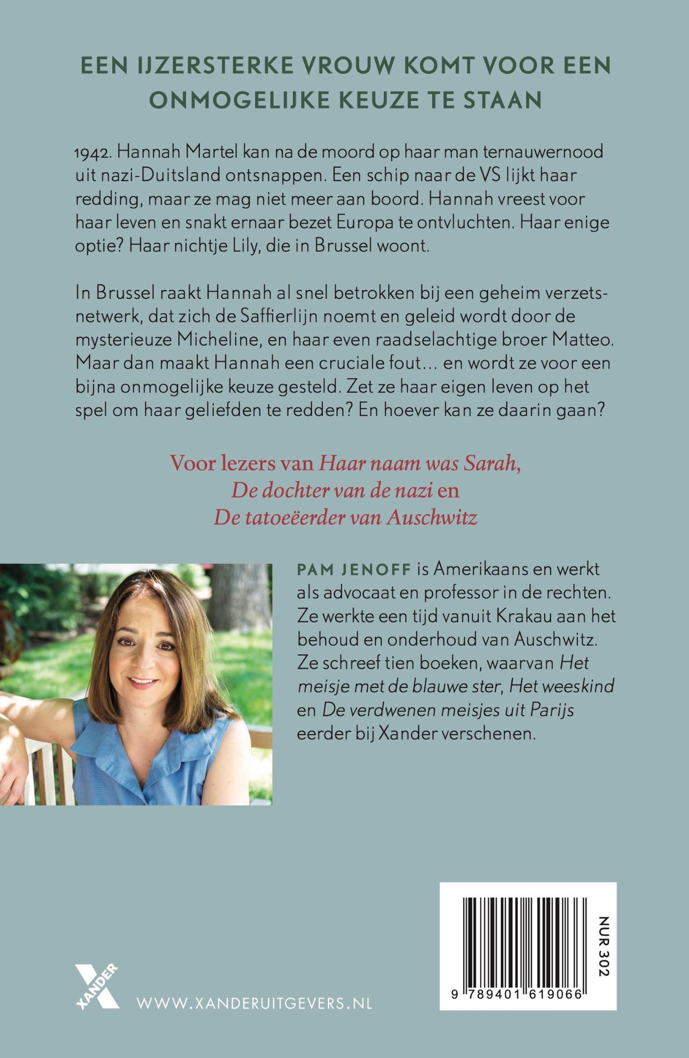 Achterkant van Het verzetsmeisje