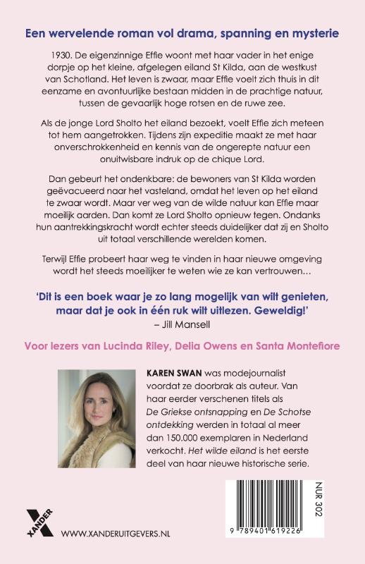 Achterkant van Het wilde eiland