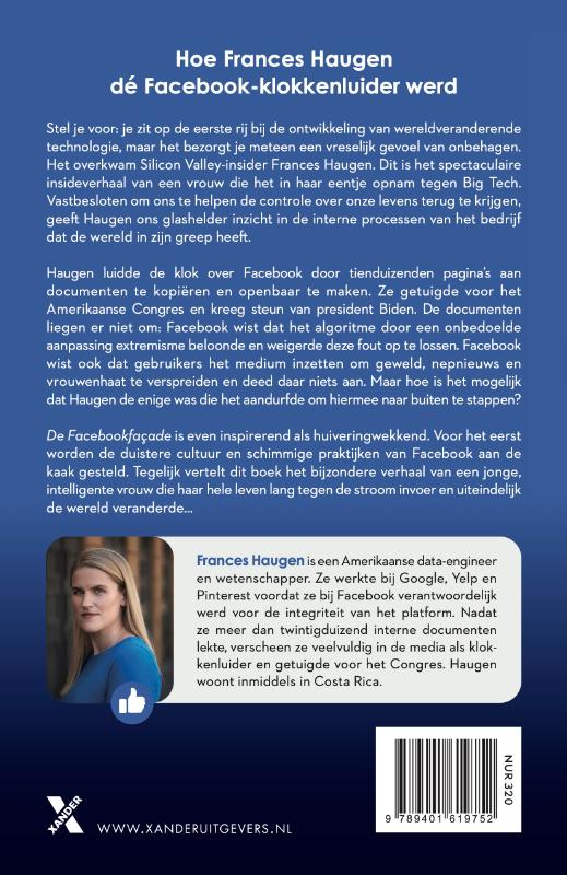 Achterkant van De Facebookfaçade