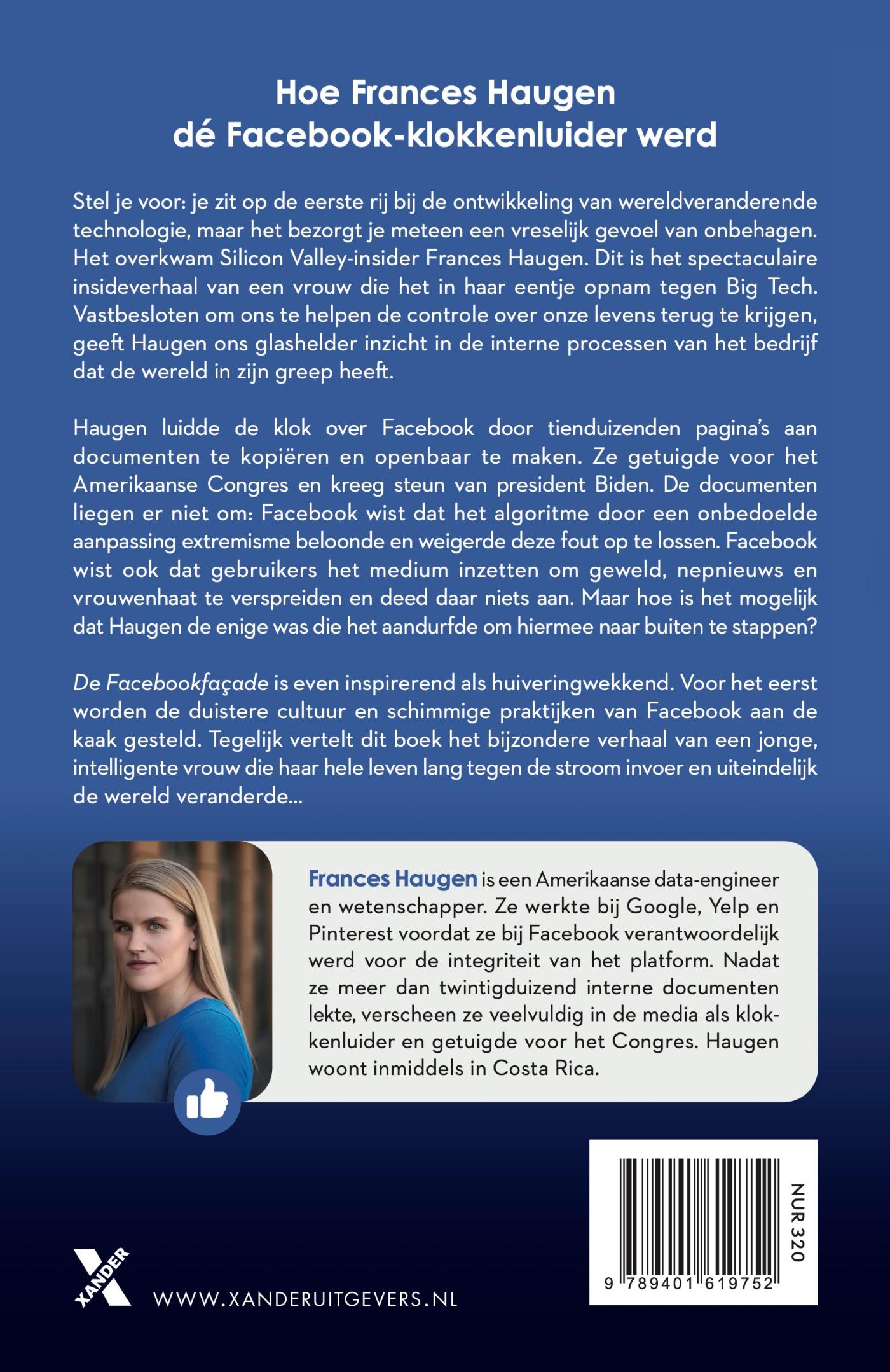 Achterkant van De Facebookfaçade