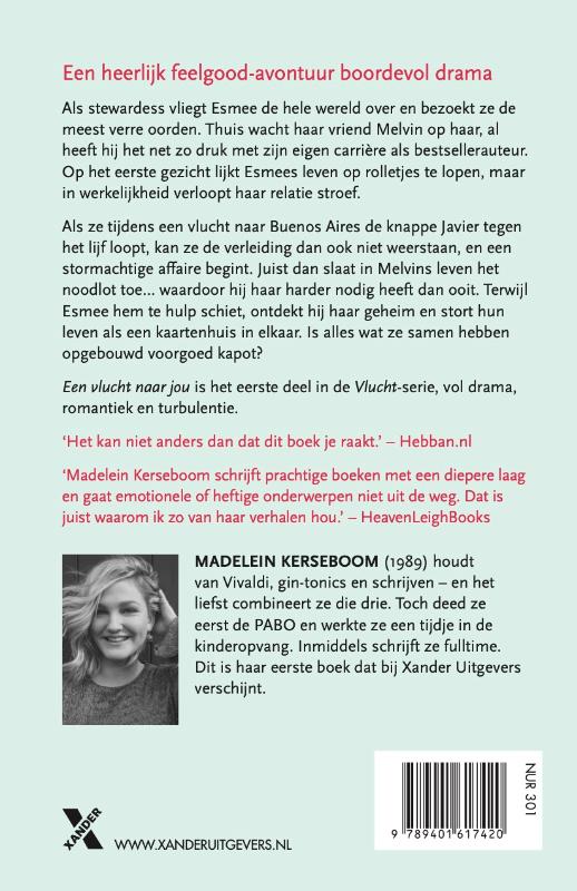 Achterkant van Een vlucht naar jou