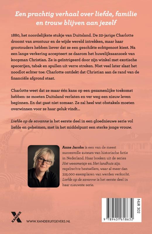 Achterkant van Liefde op de savanne