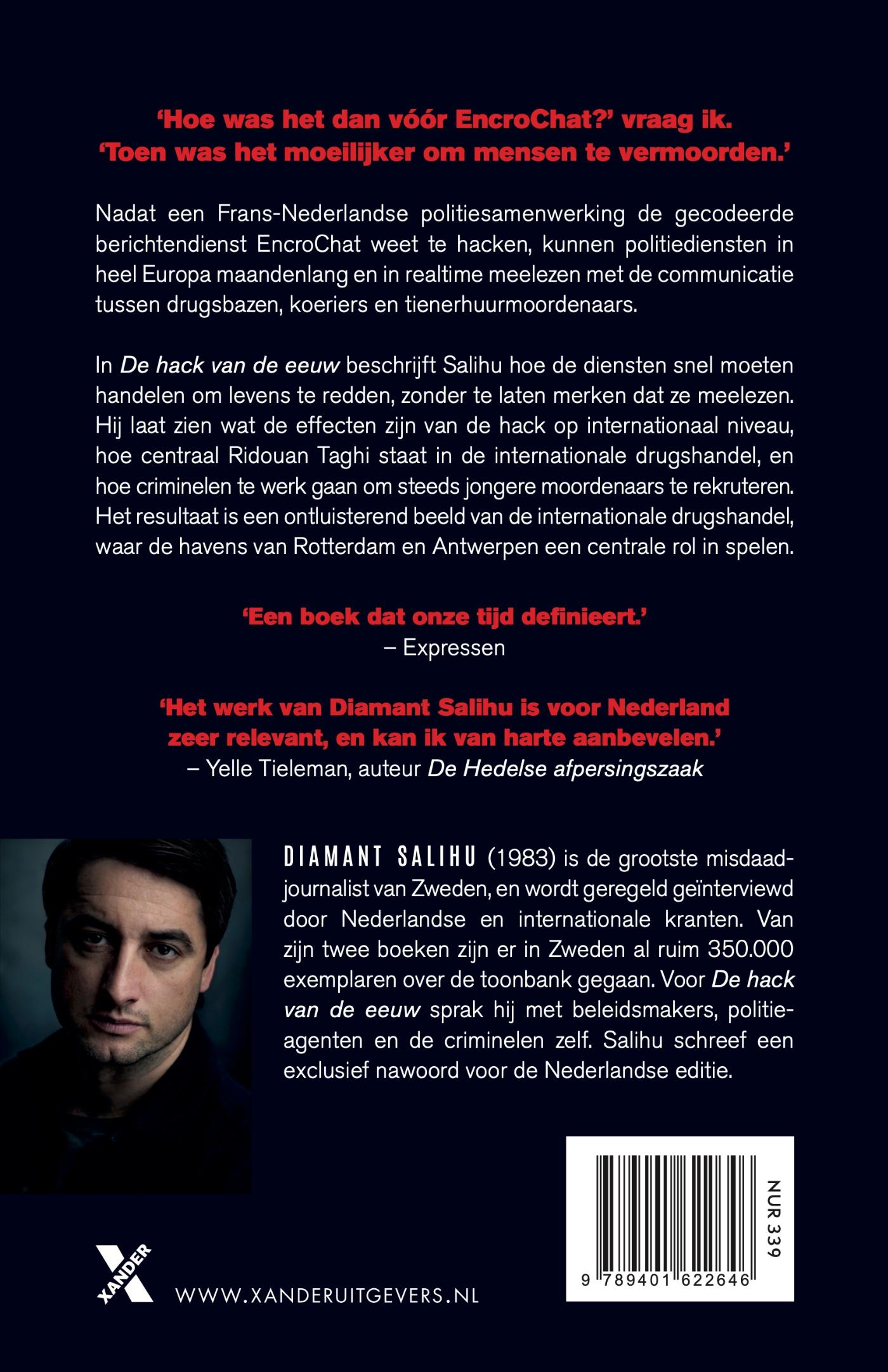 Achterkant van De hack van de eeuw
