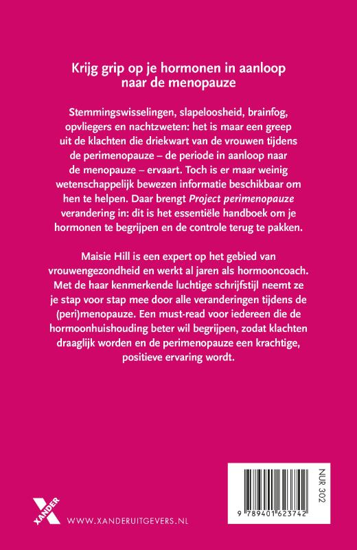 Achterkant van Project Perimenopauze