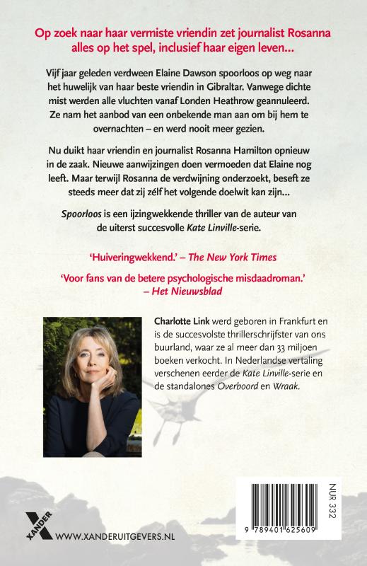 Achterkant van Spoorloos