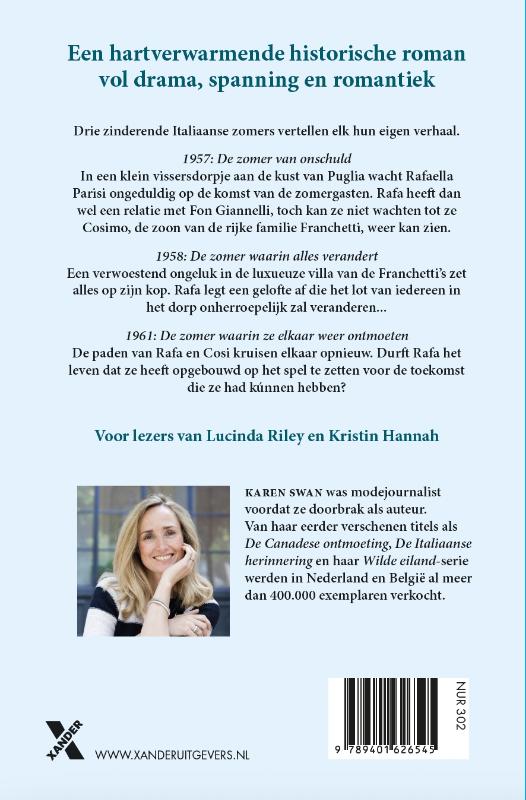Achterkant van Drie zomers