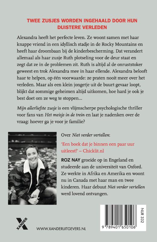 Achterkant van Mijn allerliefste zusje