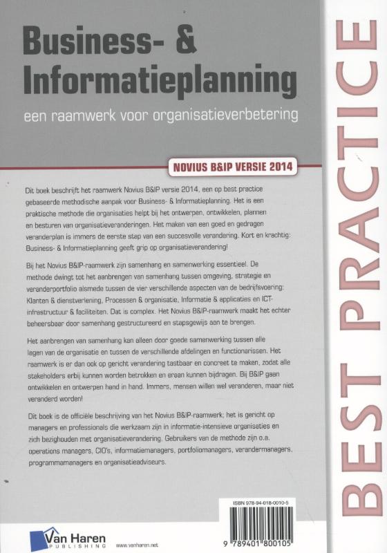 Achterkant van Business- & informatieplanning