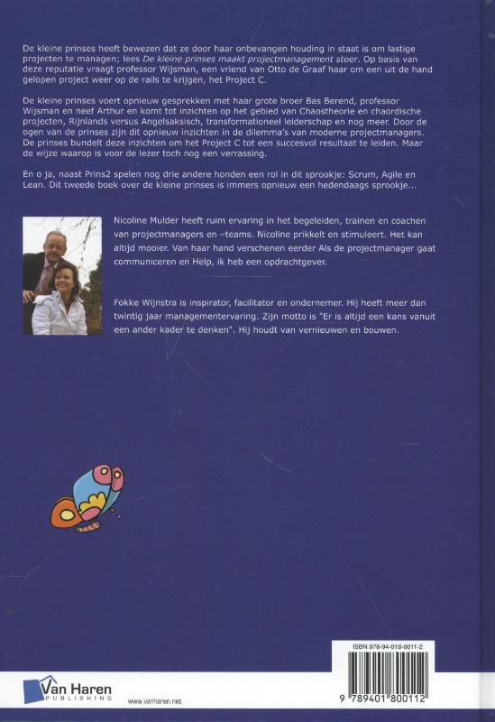 Achterkant van De kleine prinses en de chaos in het project
