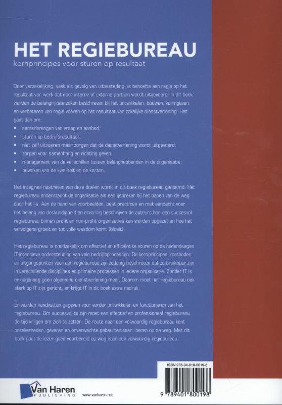 Achterkant van Het regiebureau