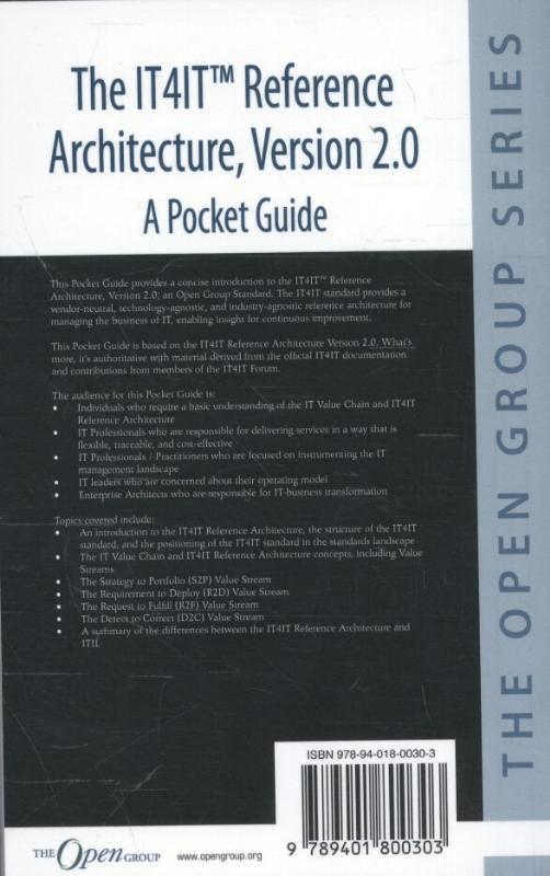 Achterkant van A pocket guide