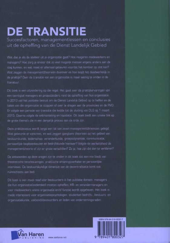 Achterkant van De Transitie