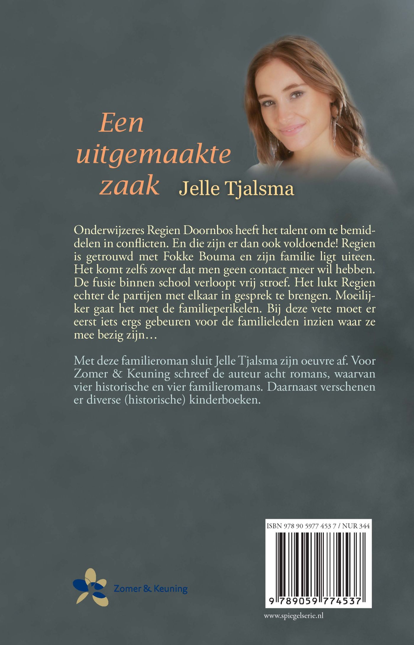 Achterkant van Een uitgemaakte zaak