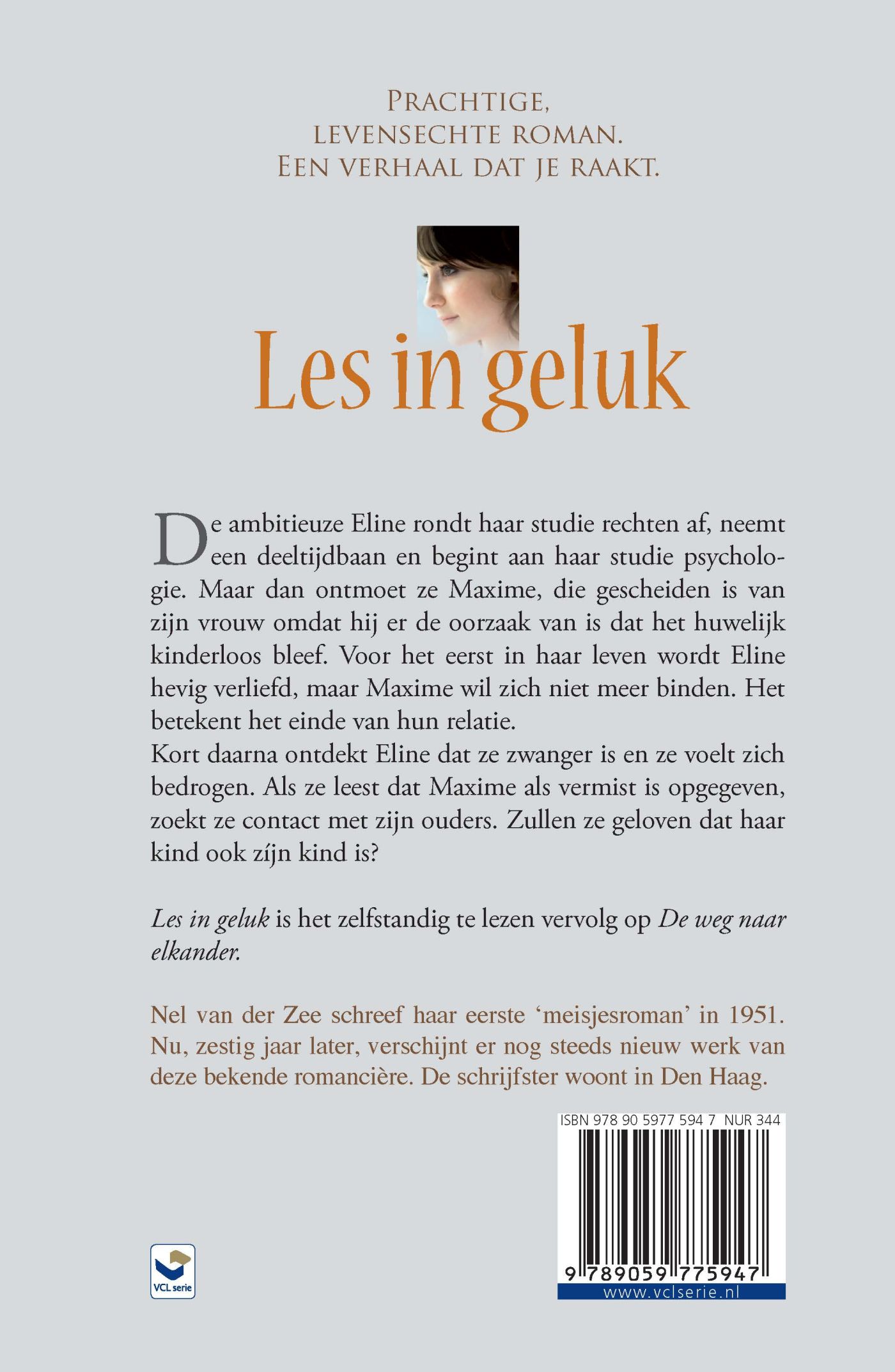 Achterkant van Les in geluk