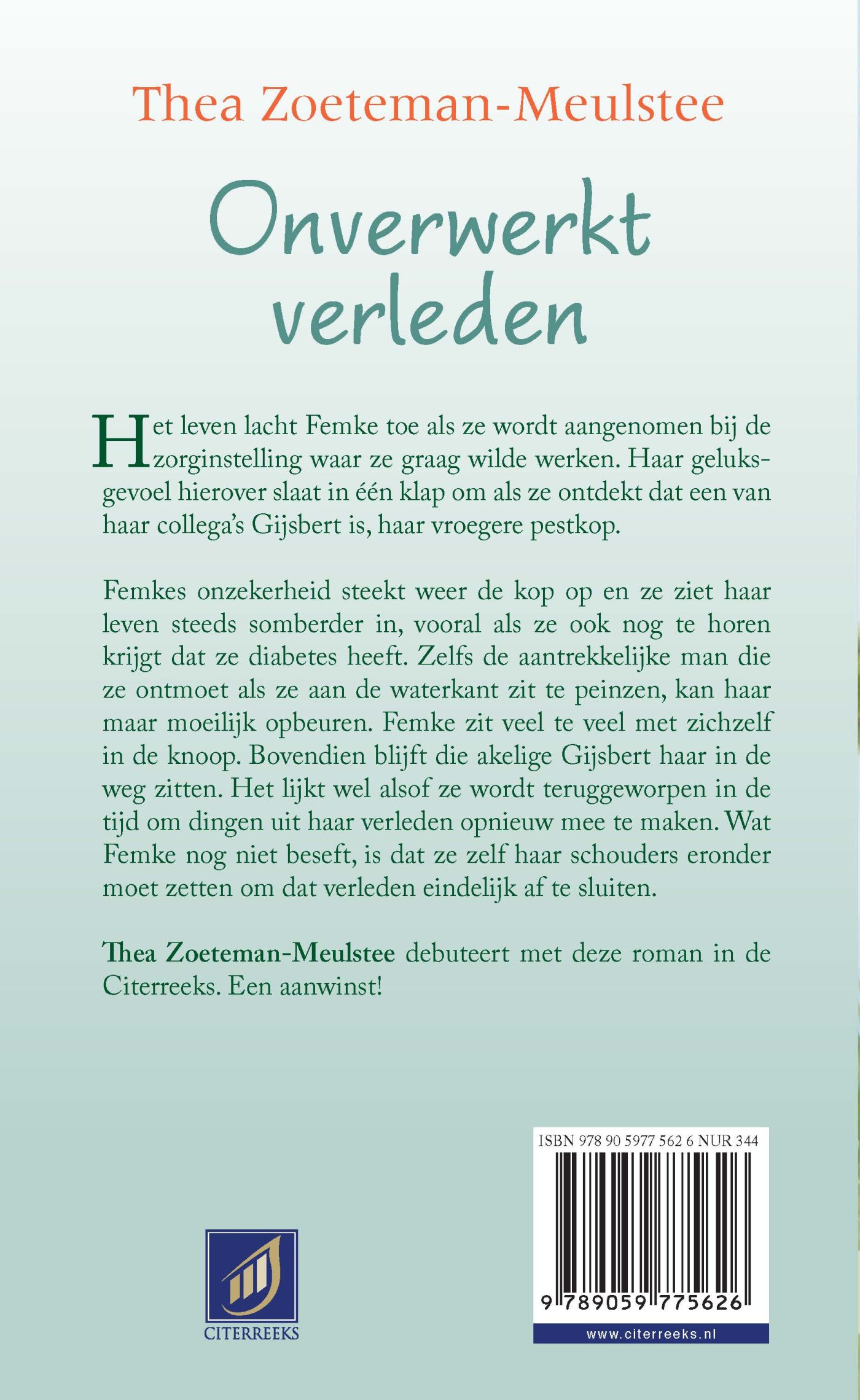 Achterkant van Onverwerkt verleden