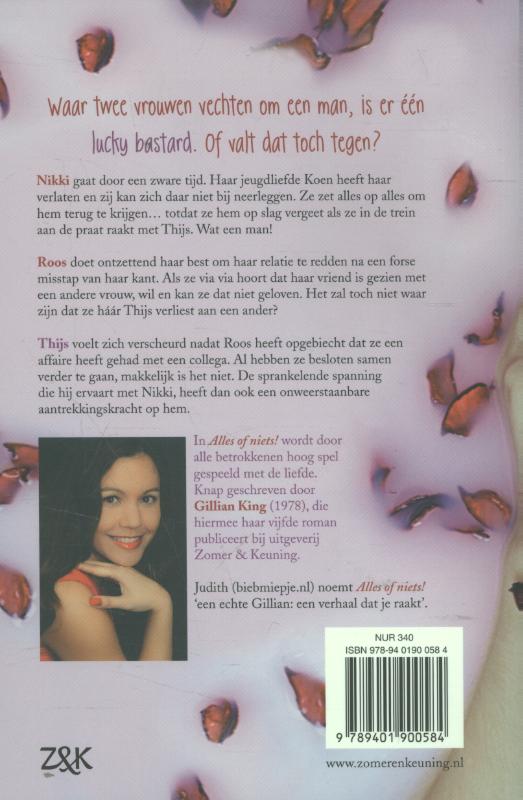 Achterkant van Alles of niets!