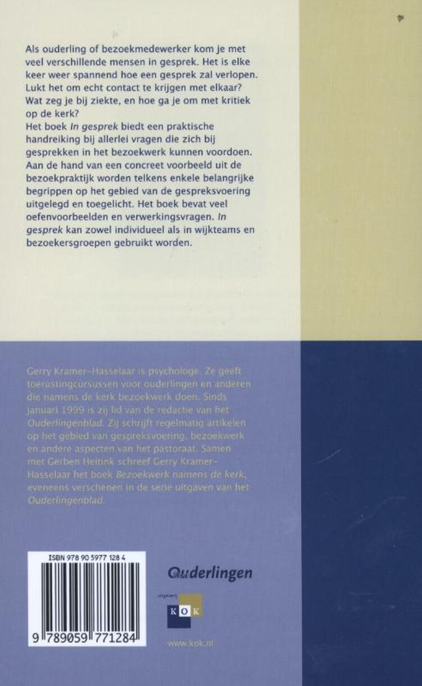 Achterkant van In gesprek