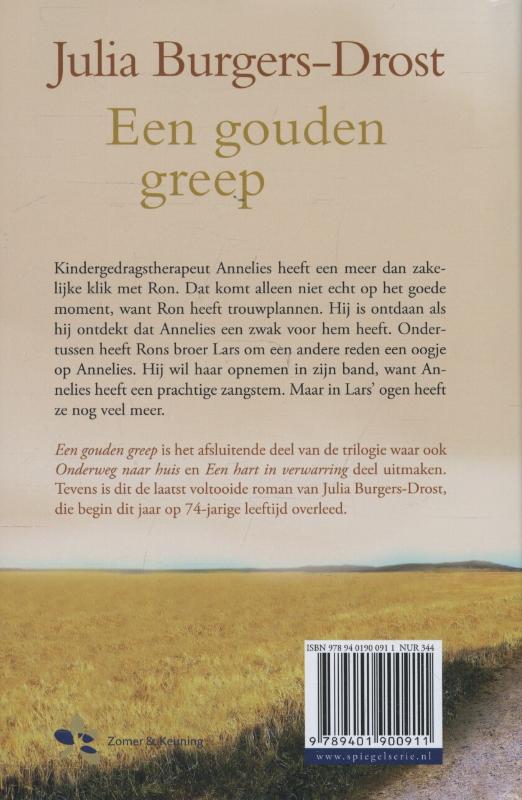 Achterkant van Een gouden greep