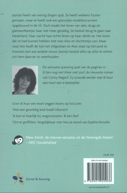 Achterkant van Ik ben nog niet klaar met jou