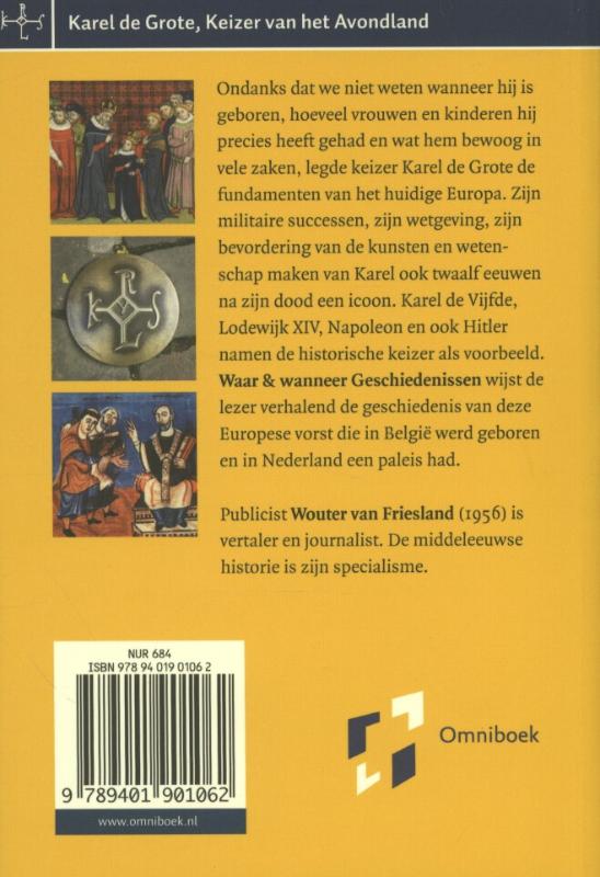 Achterkant van Karel de Grote