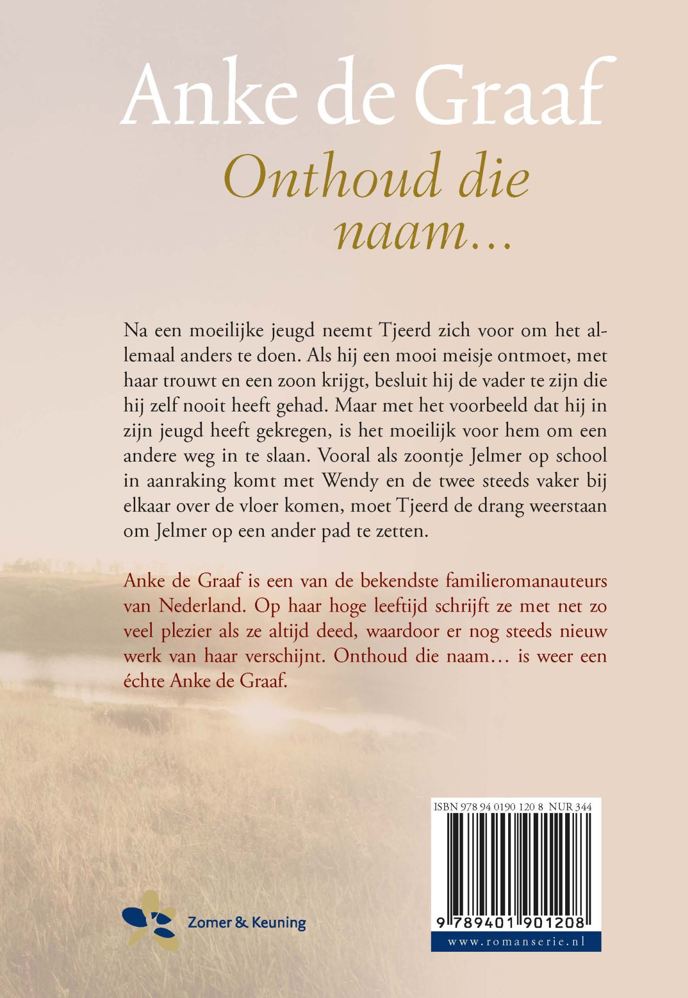 Achterkant van Onthoud die naam