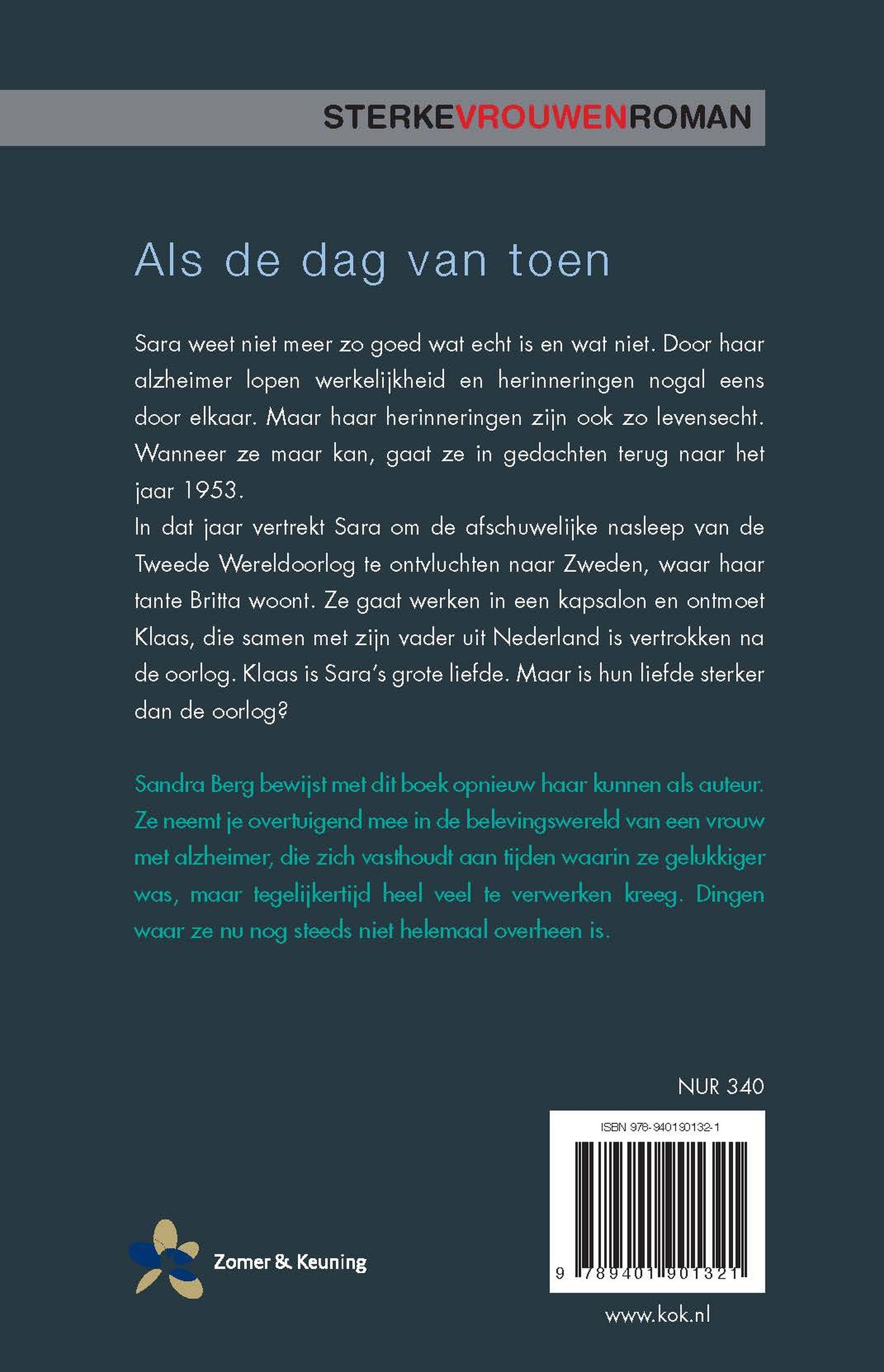 Achterkant van Als de dag van toen
