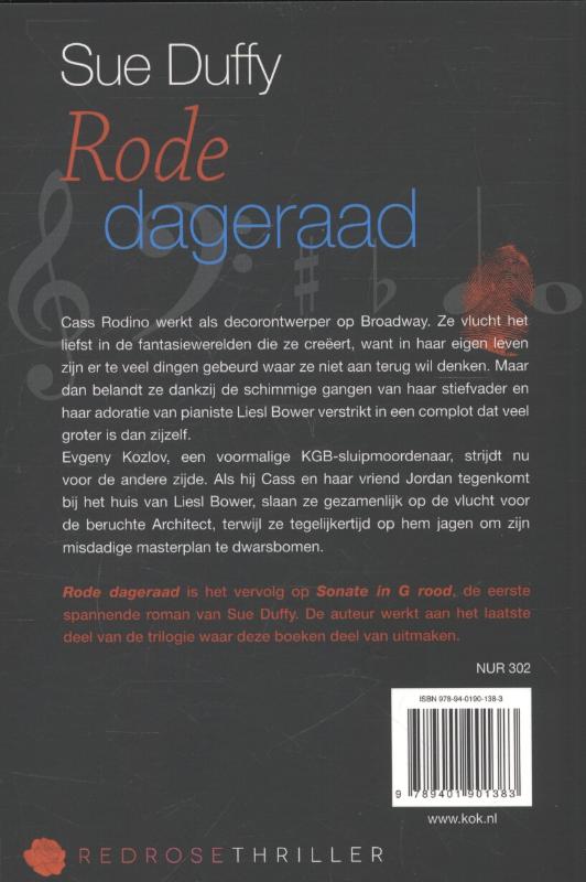 Achterkant van Rode dageraad