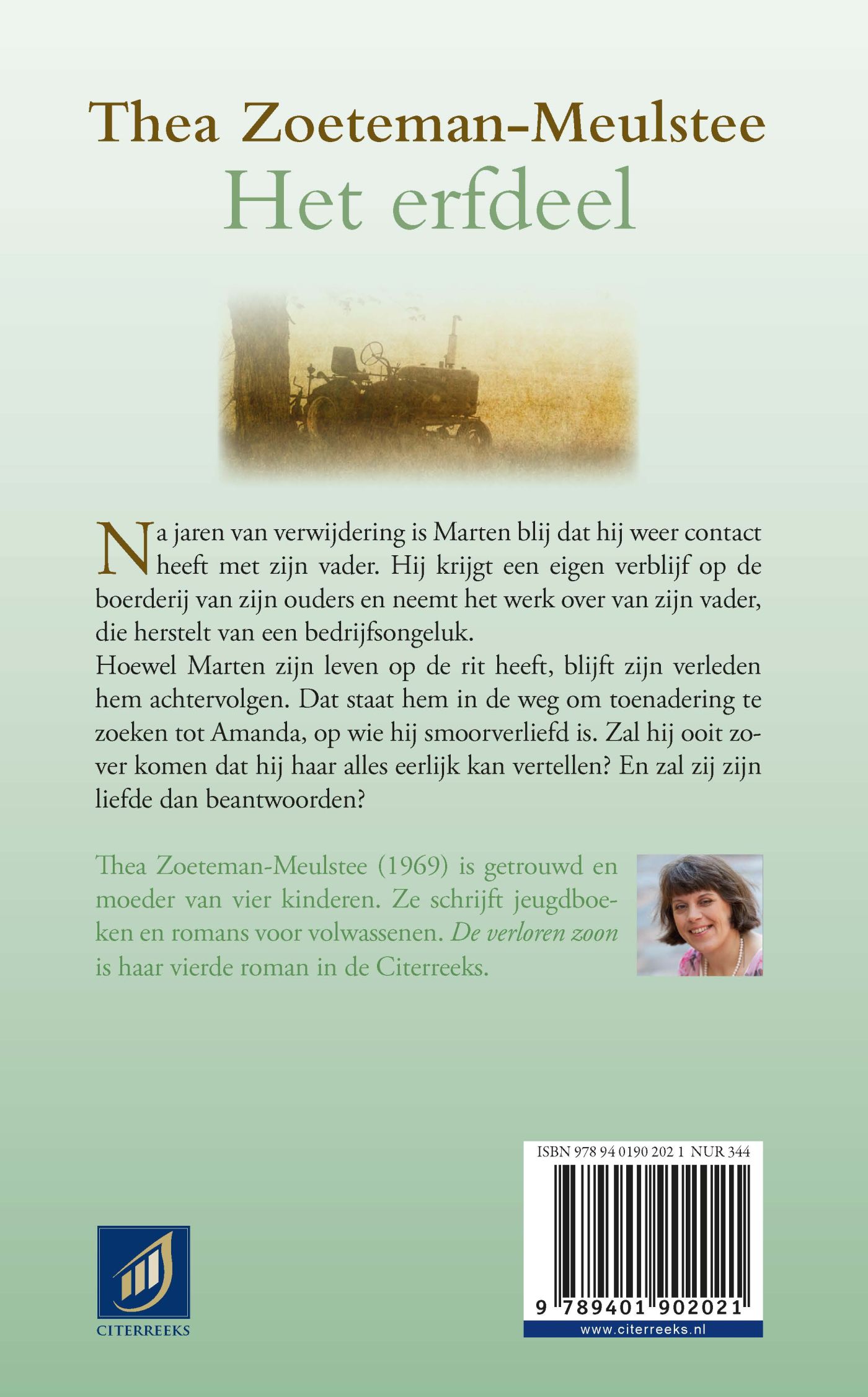 Achterkant van Het erfdeel