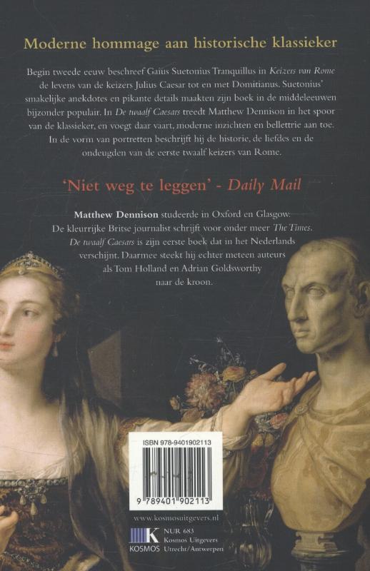 Achterkant van De twaalf Caesars