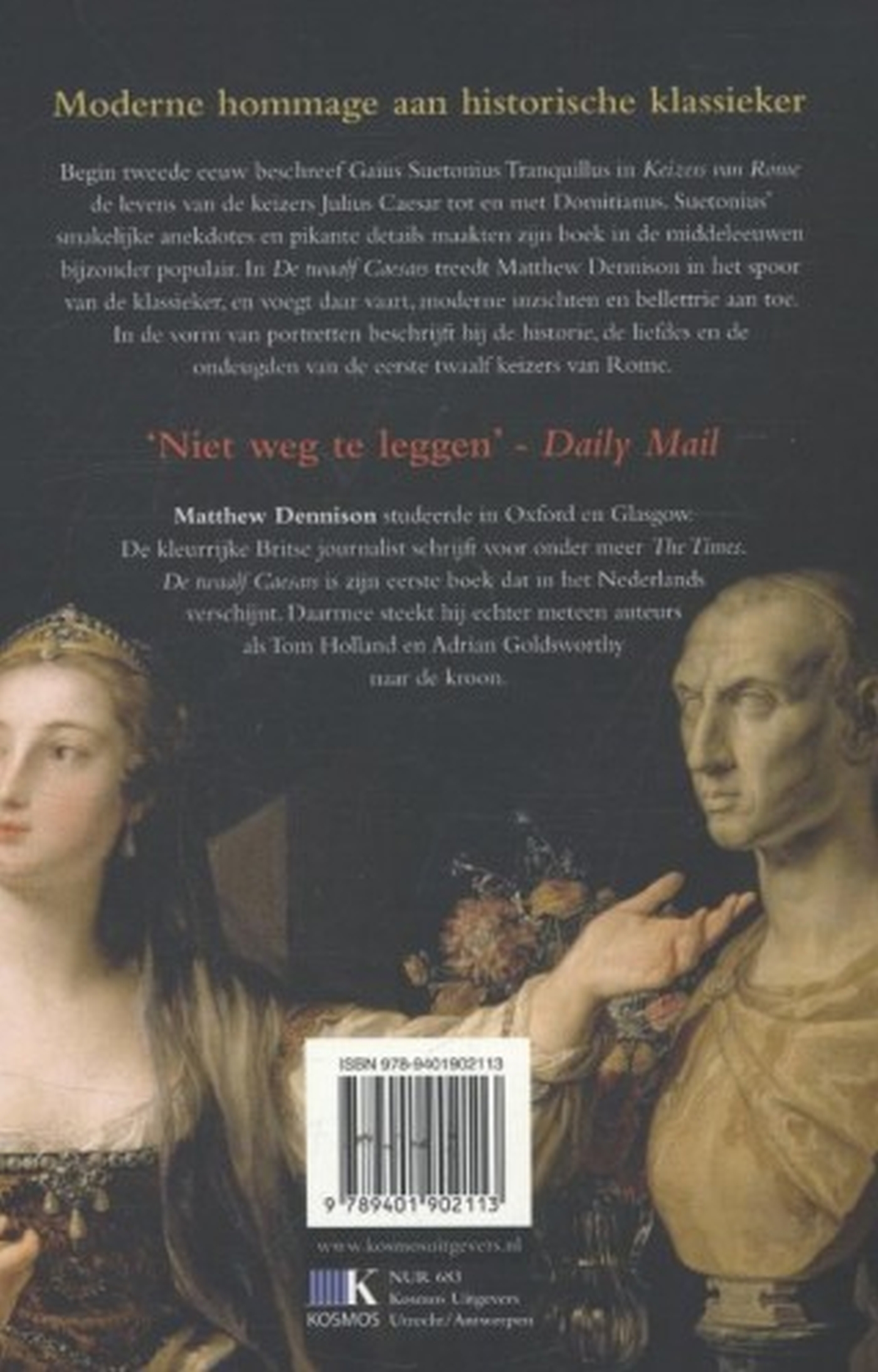 Achterkant van De twaalf Caesars