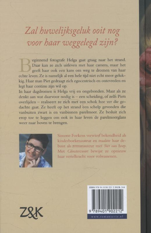 Achterkant van Glinsterzwart