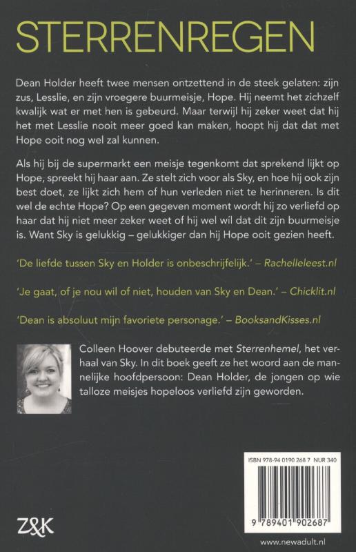 Achterkant van Sterrenregen