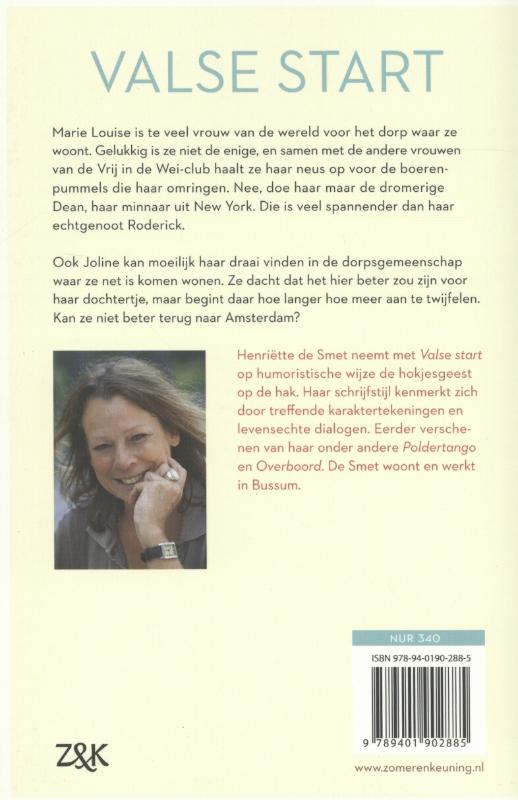 Achterkant van Valse start