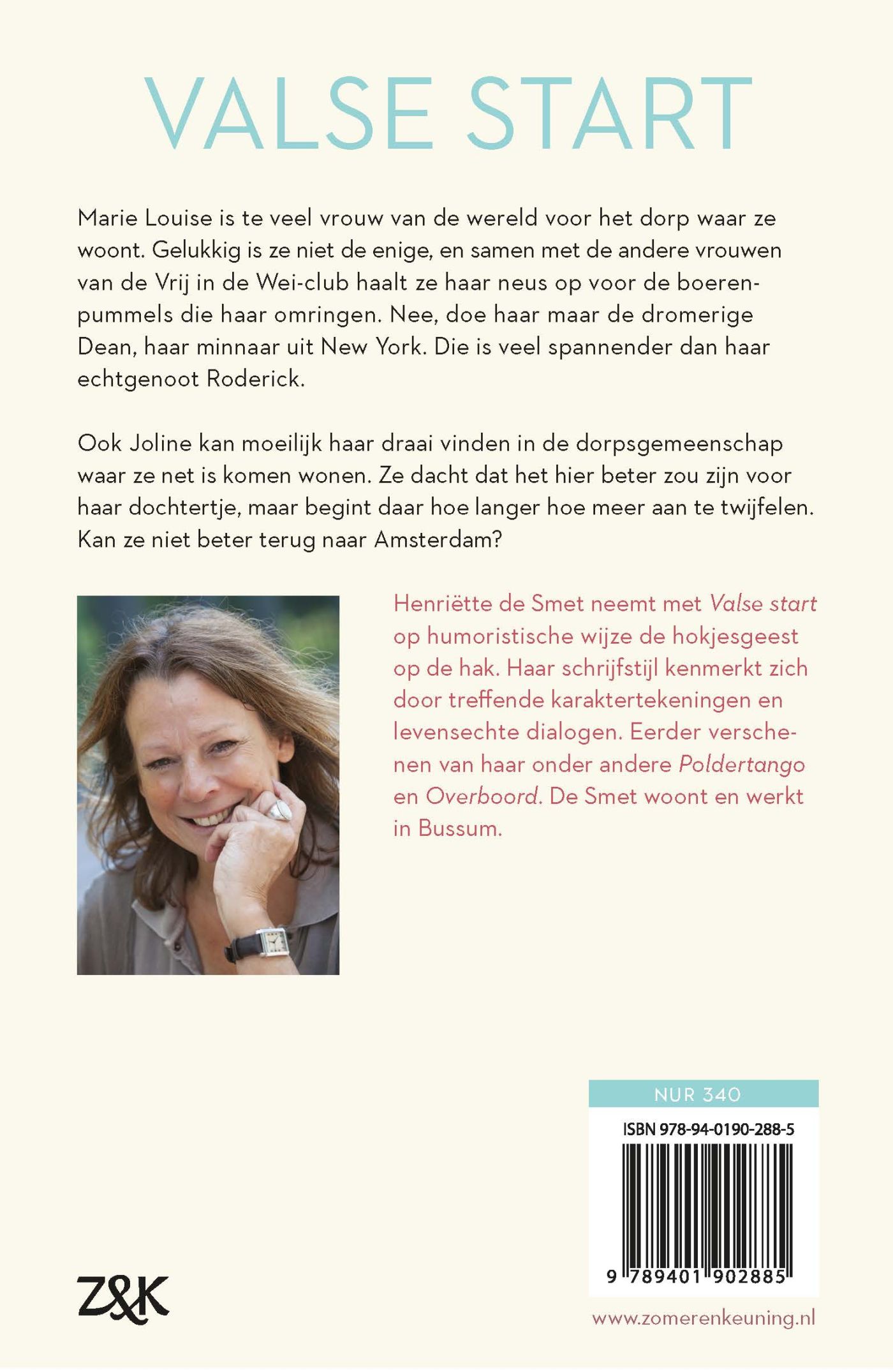 Achterkant van Valse start