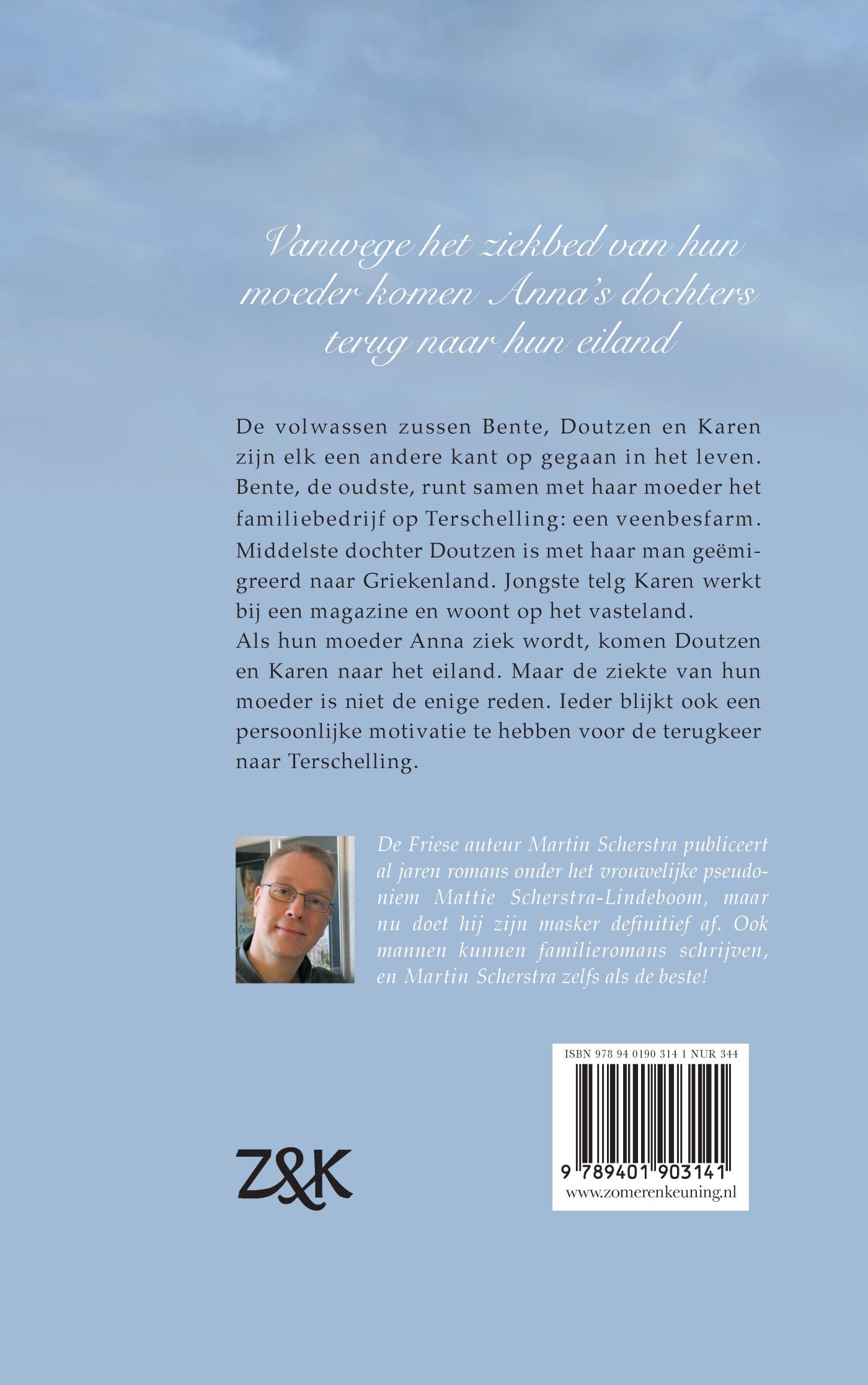 Achterkant van Terug naar Terschelling