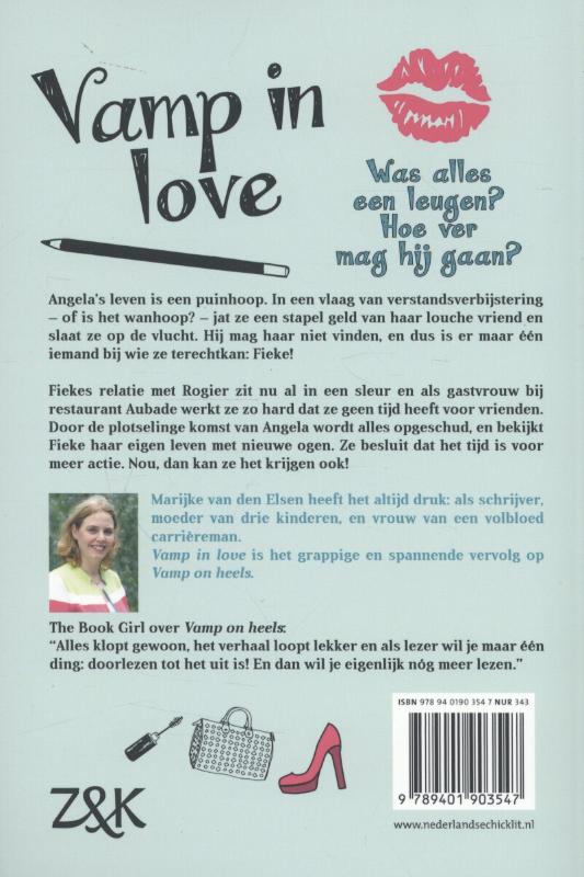 Achterkant van Vamp in love