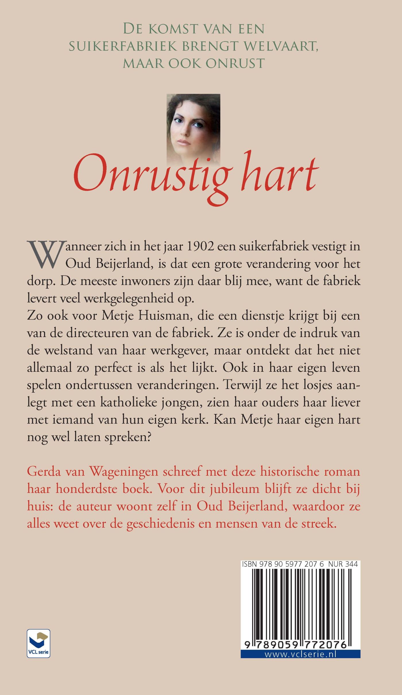 Achterkant van Onrustig hart