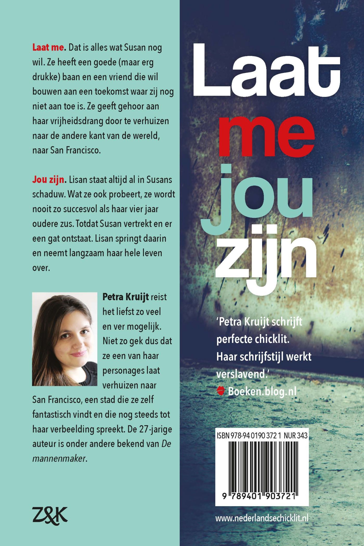 Achterkant van Laat me jou zijn